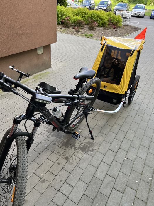 Przyczepka rowerowa dla dzieci Burley Bee dwuosobowa