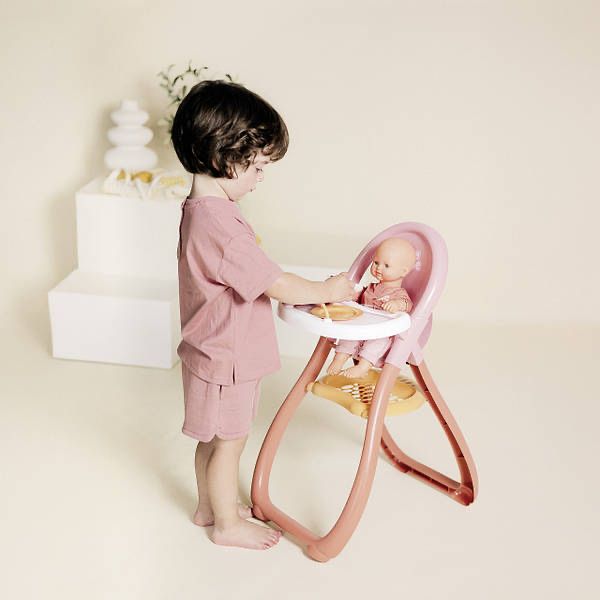 Стільчик для годування ляльки Smoby Baby Nurse Терракотова пудра