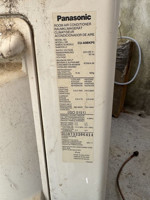 Ar condicionado Panasonic completo
