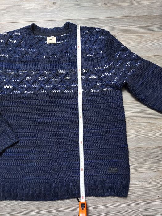 Wełniany sweter męski Lee XL