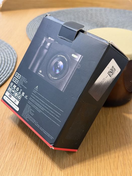 Цифрова камера ROQIOO DC03 4K 50MP — нова, повний комплект