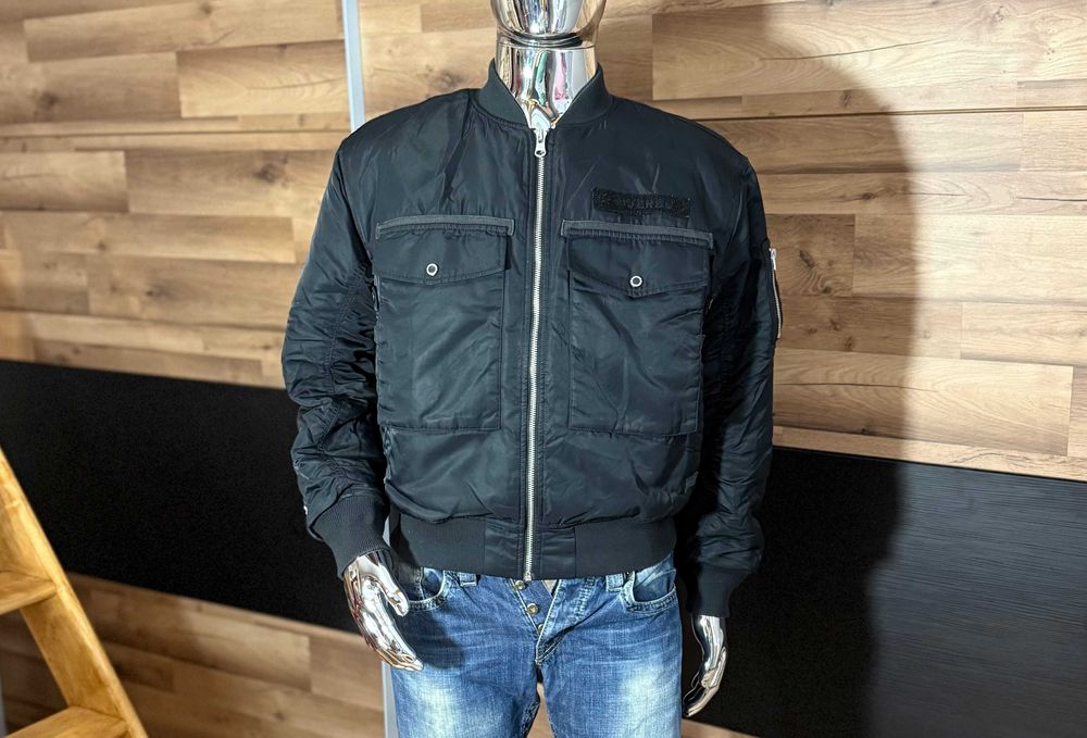 Kurtka Męska Converse czarna rozmiar S