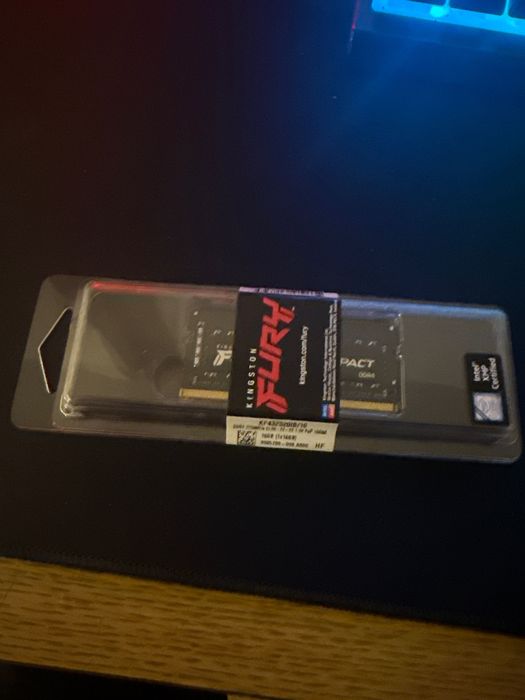 Kingston Fury 16gb ddr4 3200 Novo! Sodimm ram