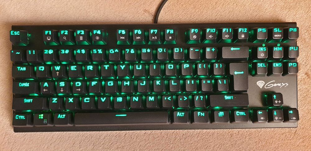 Genesis Thor 300 TLK, klawiatura mechaniczna, podswietlana