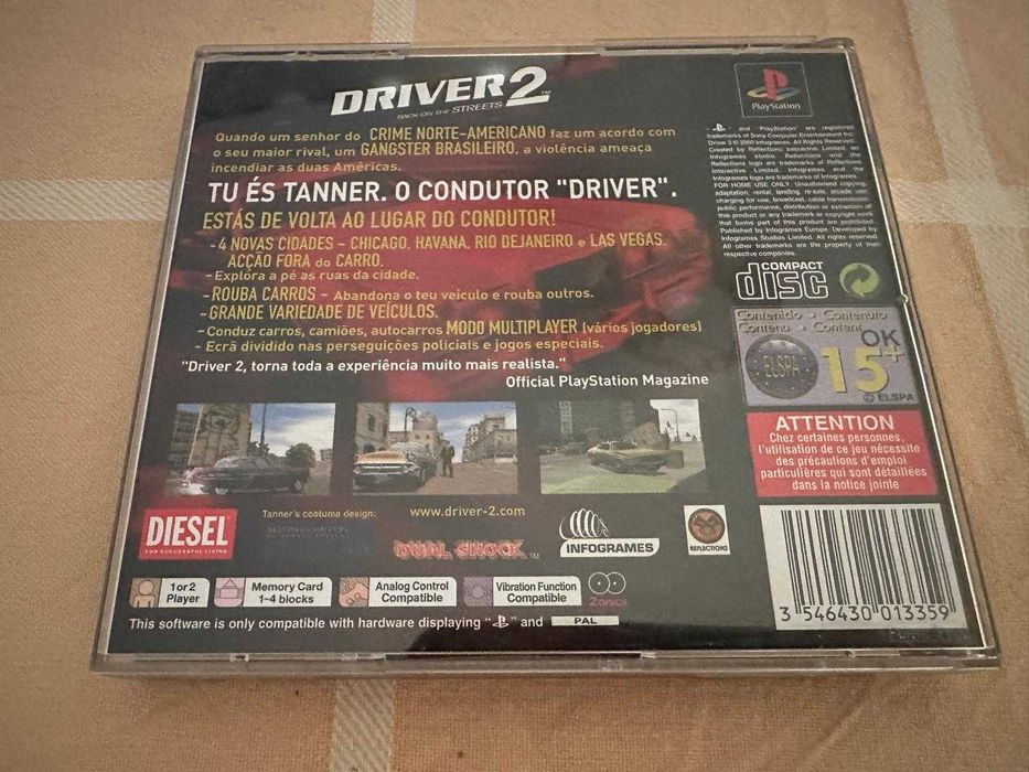Driver 2 Back on the Streets PS1 2 Discs PT CIB