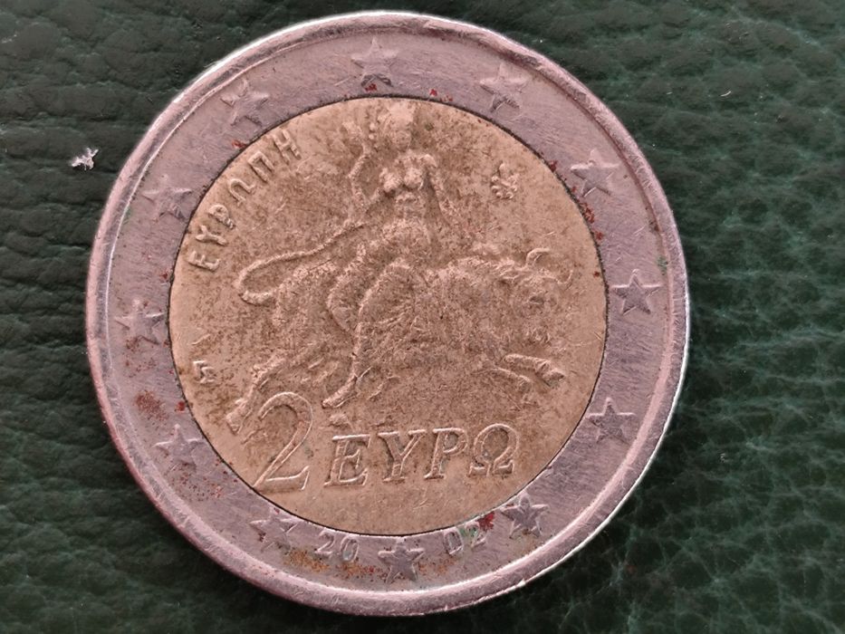 Moedas de €2 com defeito