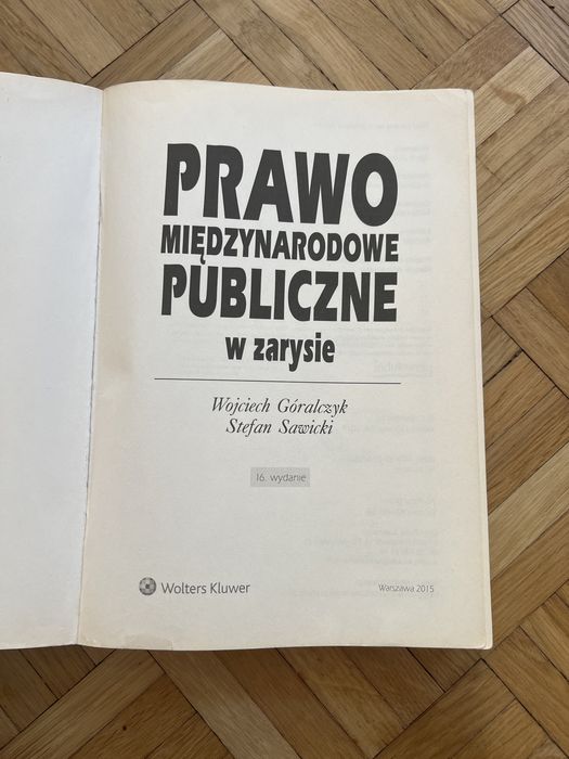 podręcznik Prawo międzynarodowe publiczne w zarysie Góralczyk Sawicki