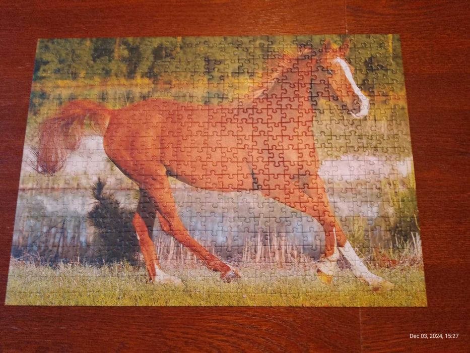 Puzzle 500 el. Piękno galopu