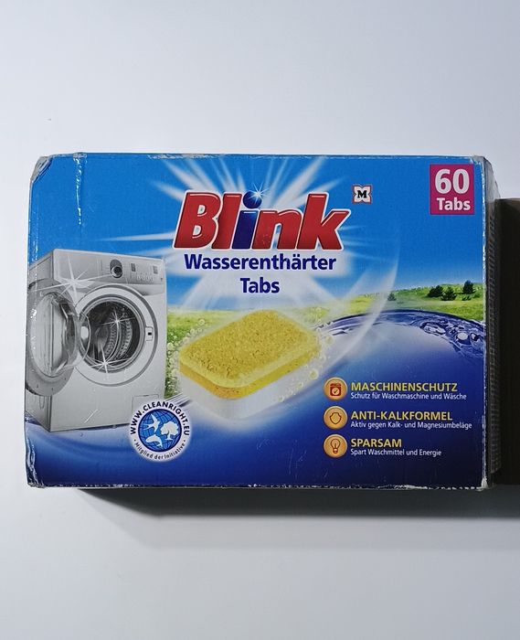 Tabletki do pralki zmiękczające wodę Blink