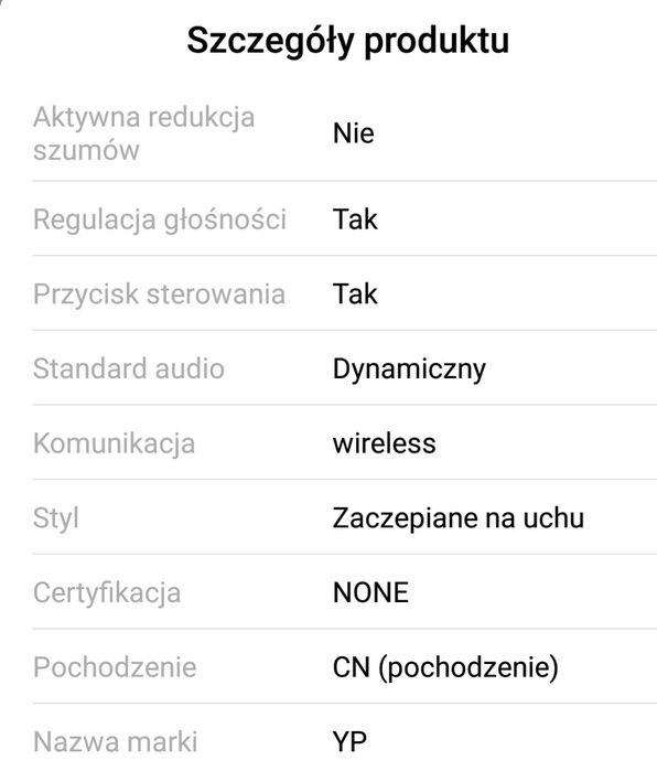 Bezprzewodowy zestaw słuchawkowy bluetooth