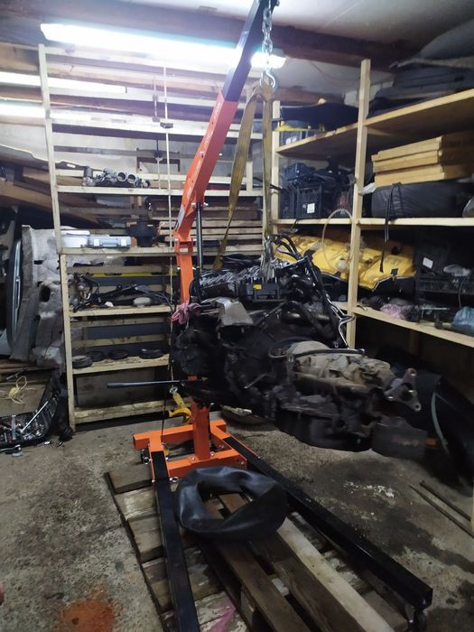 Гидравлический подкатной кран