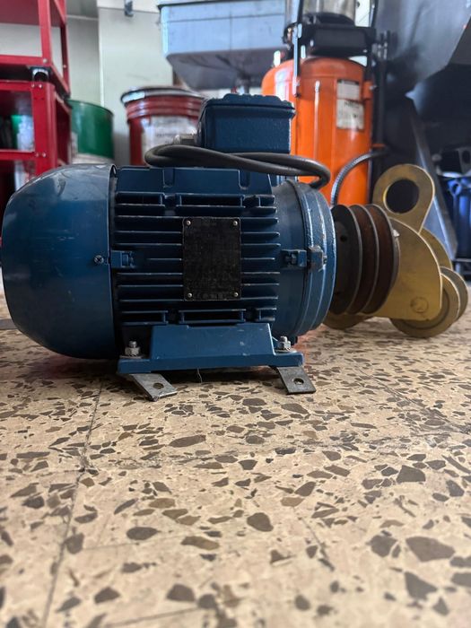 Motor elétrico, roldana
