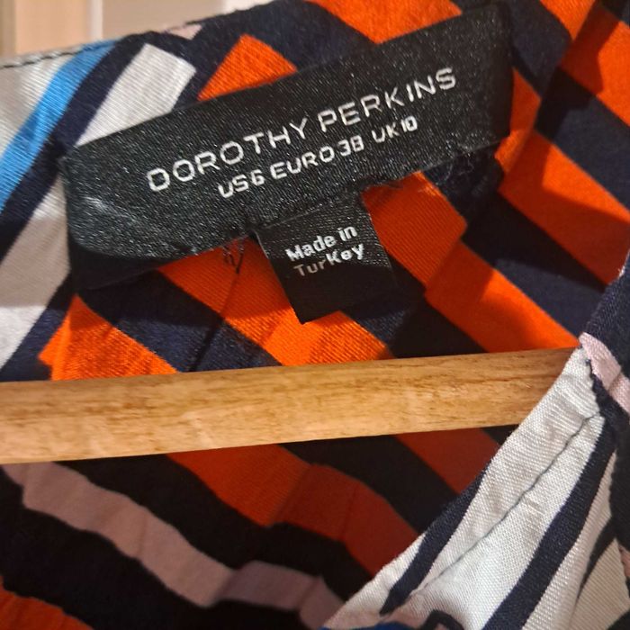 Kolorowa sukienka etniczna z wiskozy 100% wiskoza M 38