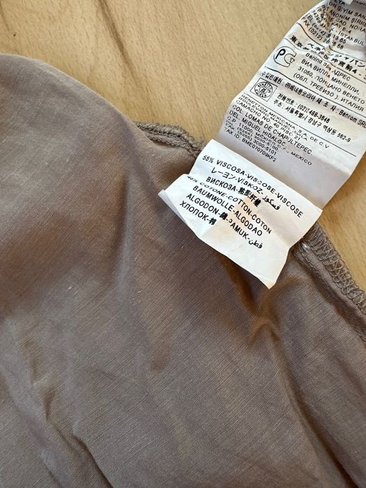 Sisley bawełniana bluzka elegancka prześwitująca