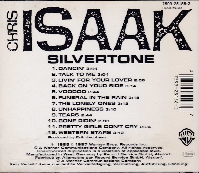 Chris Isaak – Silvertone64861921921538121