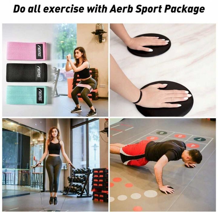 Zestaw taśm oporowych 3w1 skakanka suwaki M88