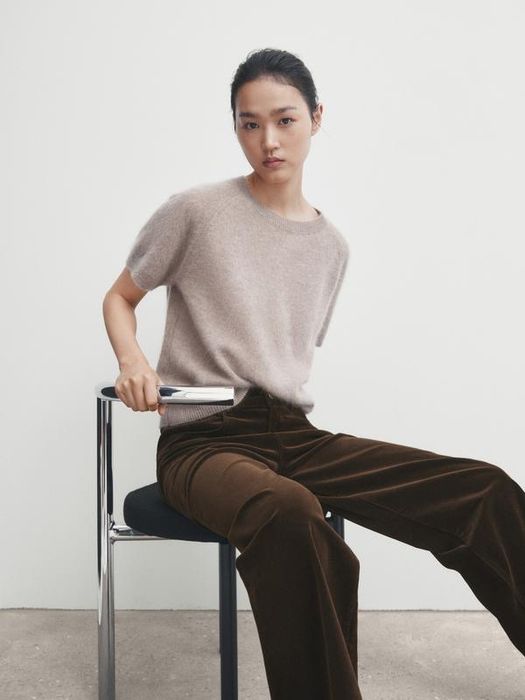 Massimo Dutti вельветові штани . Светр answer