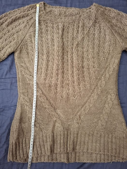 Теплий вовняний светр 44-46р.