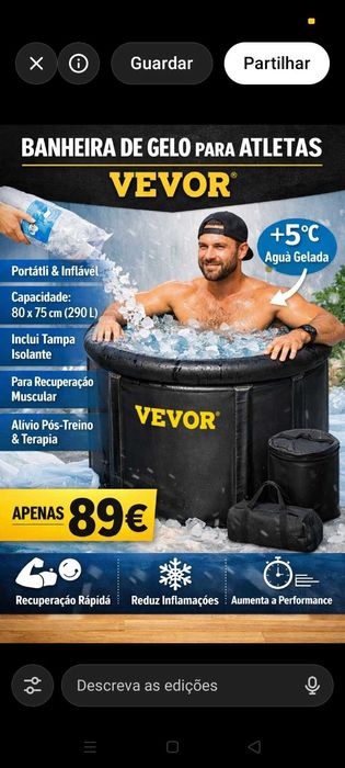 Sauna Gel. Oportunidade