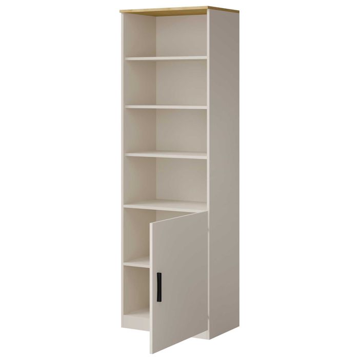 Regał z drzwiami uchylnymi Billz 1D 60 Kaszmir [Darmowa wysyłka)