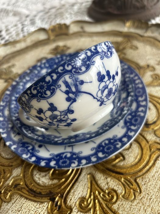 Filizanka porcelana trio japonska lata 50 te  vintage