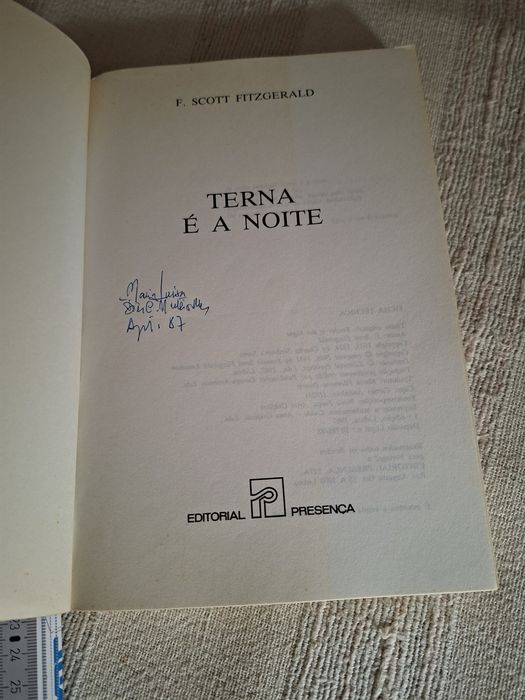 Terna é A Noite de F. Scott Fitzgerald