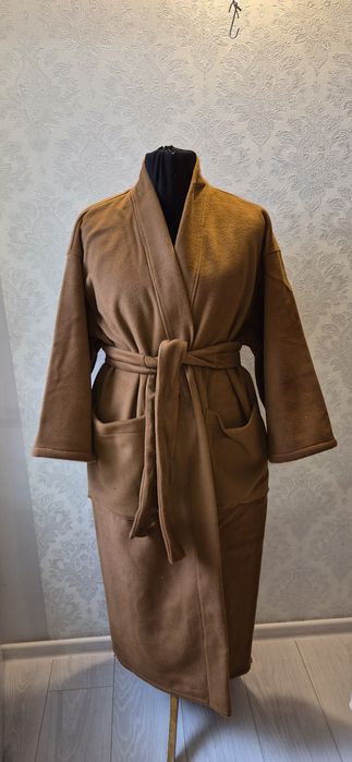 Kimono unikat narzutka Płaszcz wełniany 42,44,46