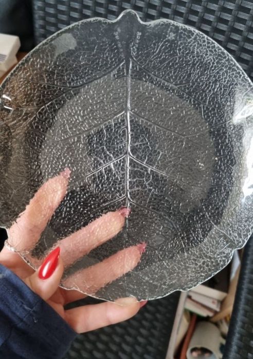 Komplet talerzy motyw liscia