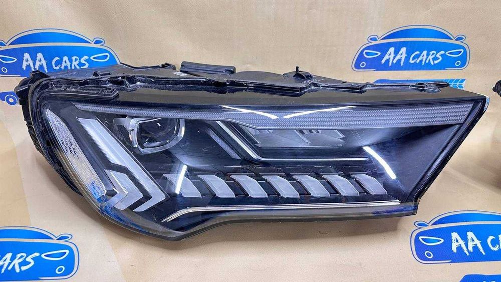 Фари Фара Фары Audi Q7 Matrix Full Led 2020 2021 2022 2023 2024