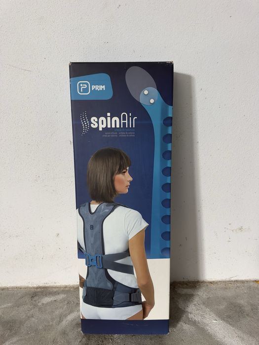Ortótese de Coluna PRIM SpinAir – Corretor de Postura e Suporte Vertebral