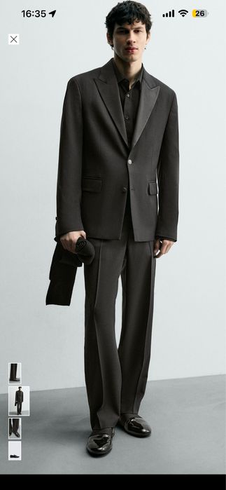 Чоловічі туфлі лофери Zara