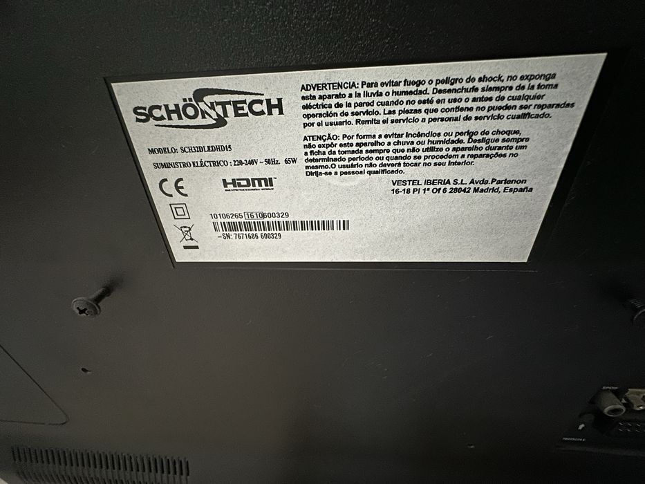 Televisão Schönteck SCH32DLEDHD15