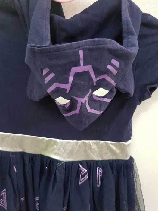 Sukienka przebranie Czarna Pantera Marvel Black Panther 116 cm. G230