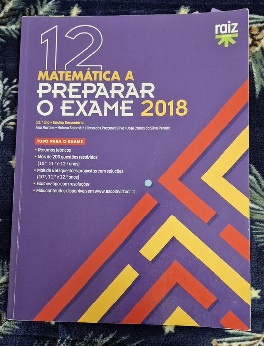 Pack de Matemática A exame e estudo