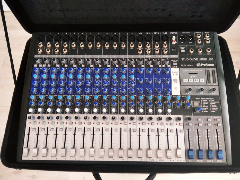 Mikser PreSonus Studiolive Ar22 USB case Romanowicz
