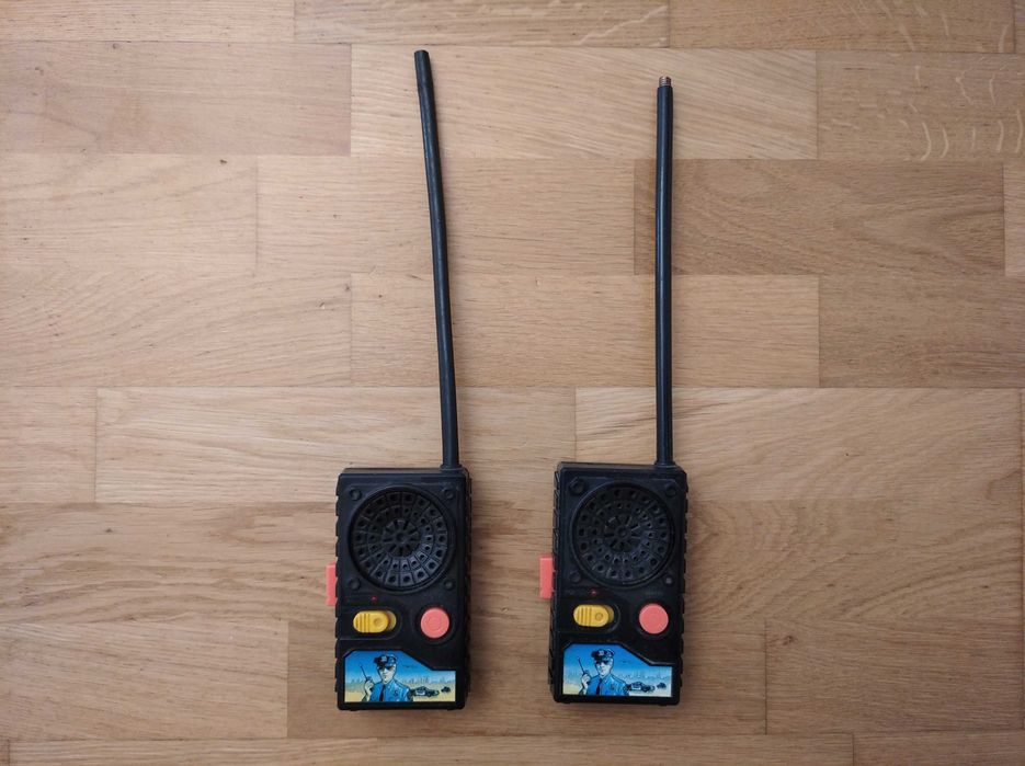 Krótkofalówki PRL walkie talkies IC2080 lata 80 USA dziecięce