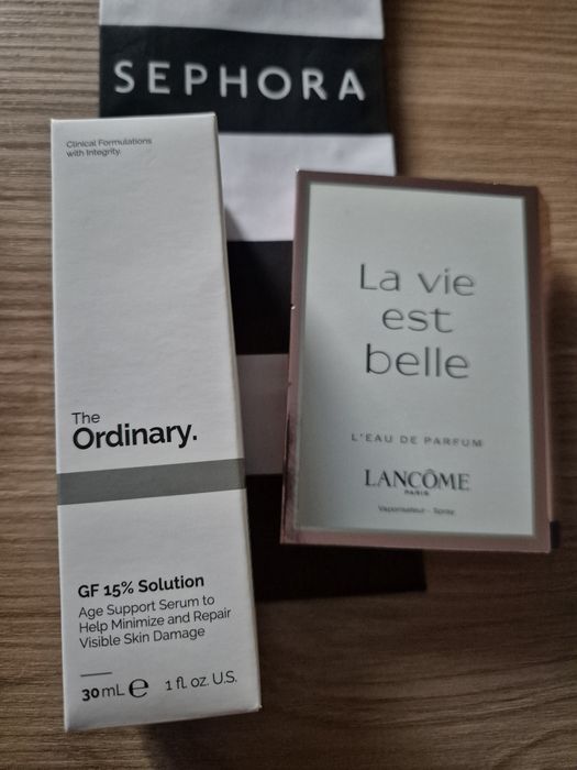 Zestaw! THE ORDINARY GF Solution 15% serum przeciwzmarszczkowe LANCOME