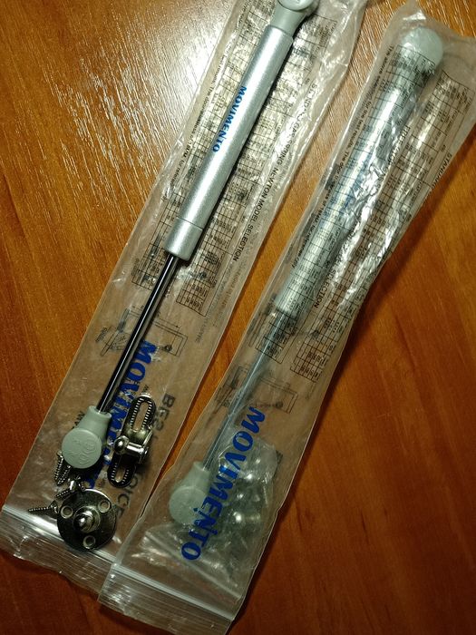 Підйомник газовий 80N, Free Stop, сірий, Movimento