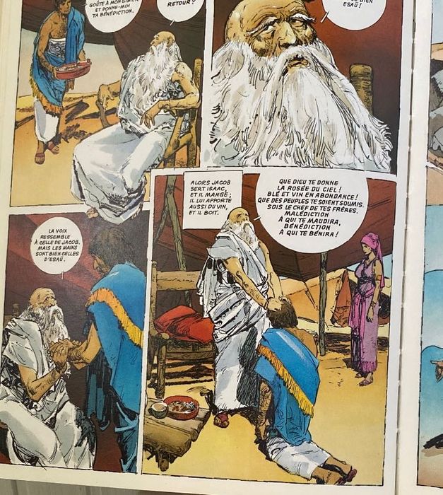 Bíblia vintage em banda desenhada