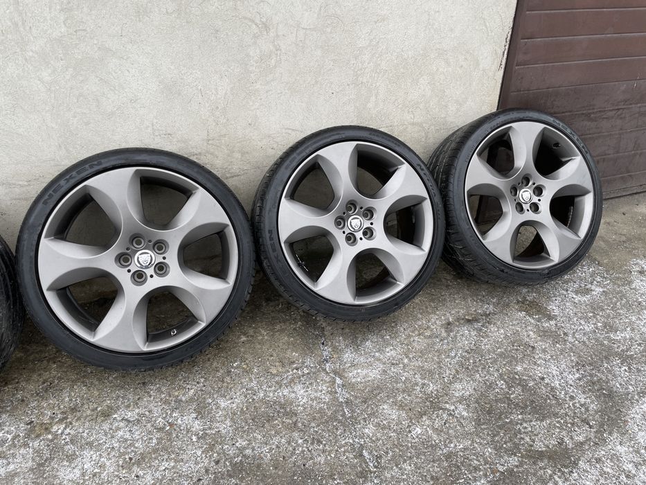 (194)Koła, Felgi 5x108 20” Jaguar XF, Grafit, Ładne opony