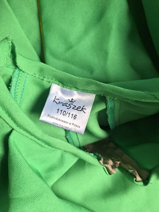 Strój żabki dla chłopca rozm 110/116