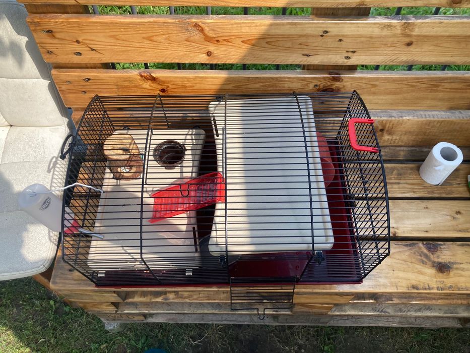 Klatka dla gryzoni z akcesoriami