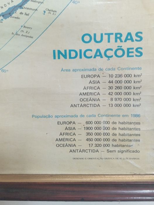 Mapa Mundo antigo