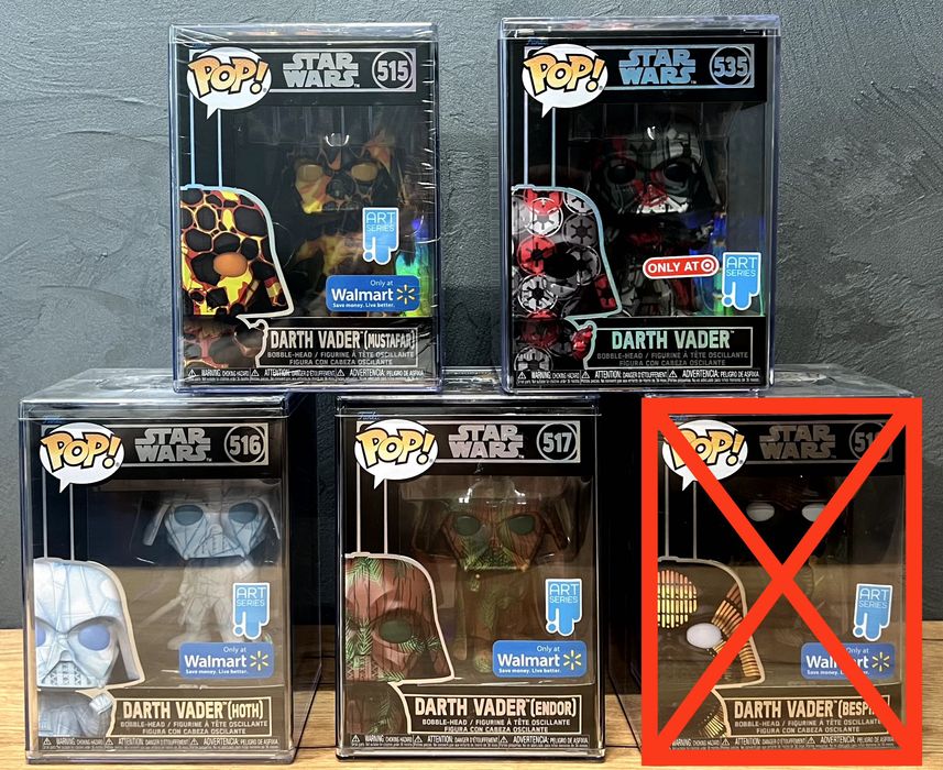 Funko Pop! Star Wars. ART Series. Darth Vader. In Protector