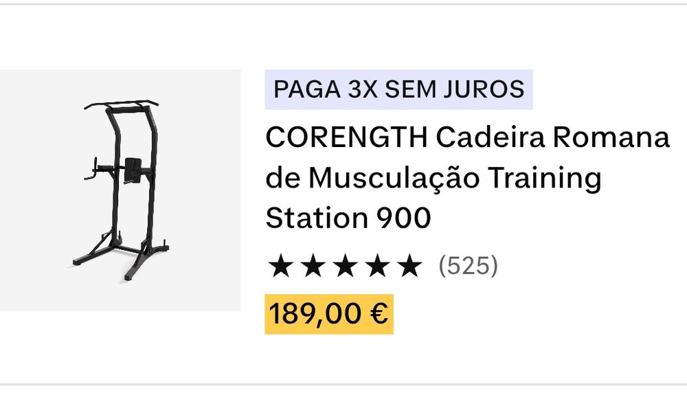 Cadeira romana Corength 900478649875327897602