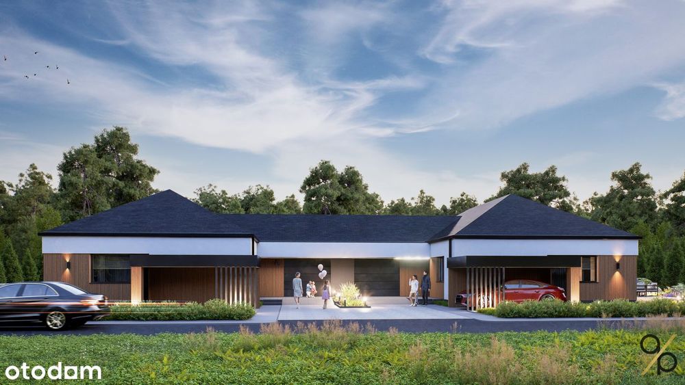 Ostatni wolny lokal – parterowy bliźniak 165 m2, działka 1141 m2