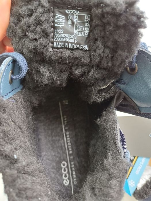 Зимові черевики ECCO Street tray Gore-tex розміри 27-33 Оригінал