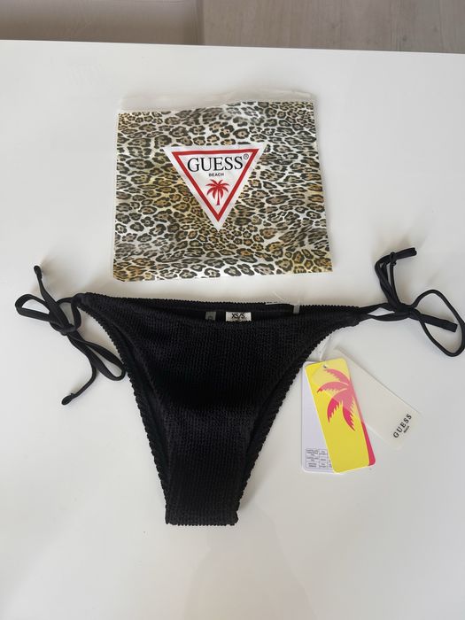 Dół od bikini Guess czarny xs/s wiązany nowy