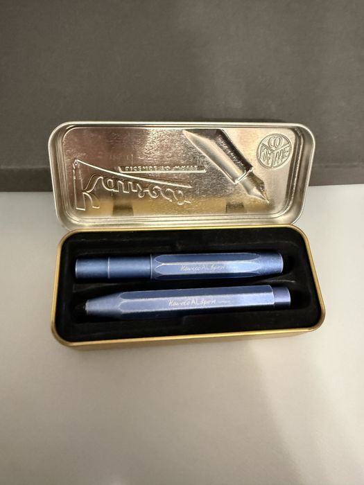 Pióro i długopis Kaweco AL Sport Stonewashed Blue