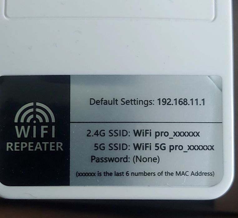 Wzmacniacz sygnału Wi Fi Repeater